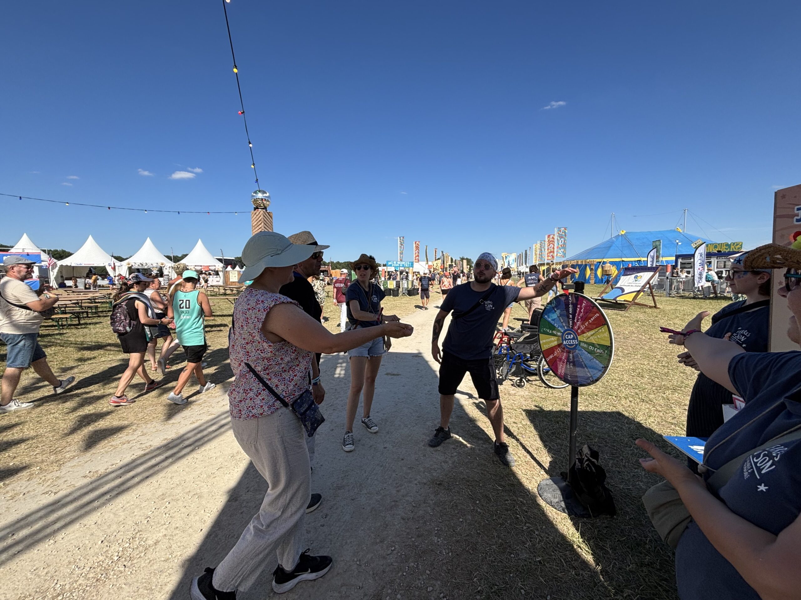Intervention de Cap Access sur un événement pour améliorer l'accessibilité