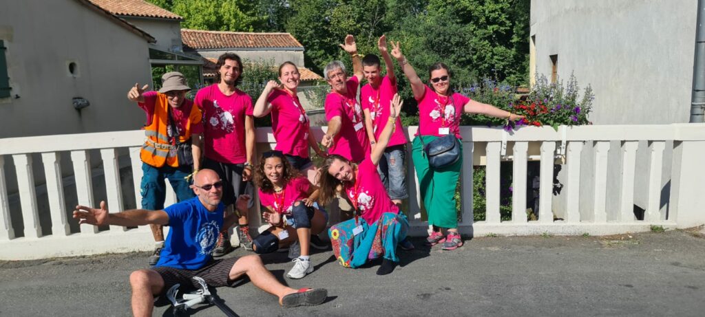 Équipe Cap Access en intervention lors d’un événement accessible